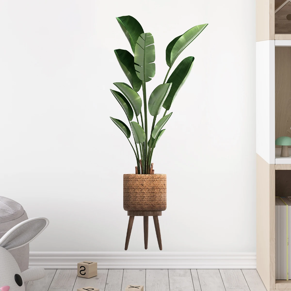 Home Office Simulator - Simulation Green Plant Ornamental Potted Wall