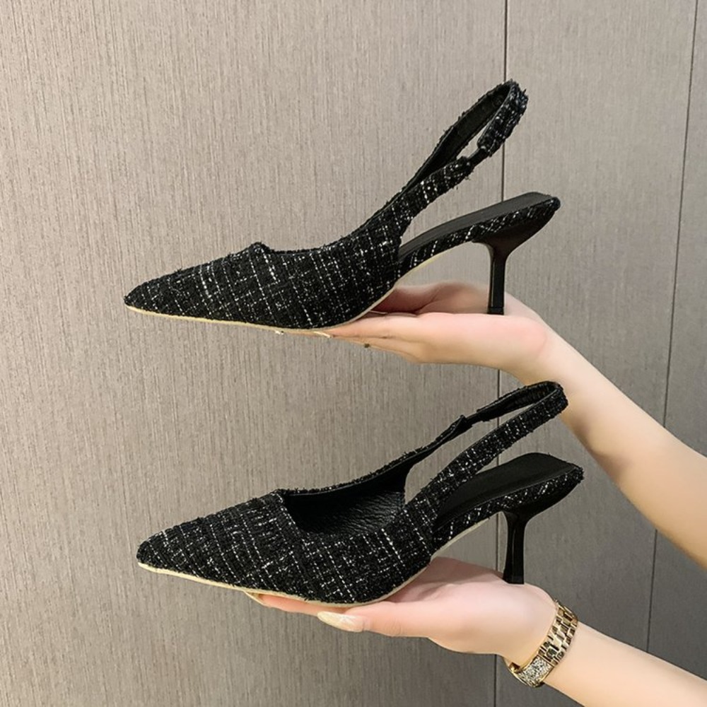 Home Office Size - Elegant Office Ladies Slingback Stiletto Shoes