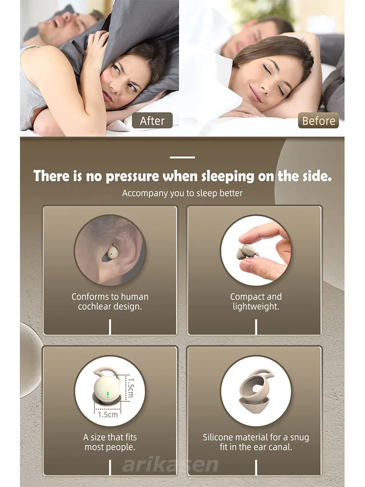 Sleep Earbuds invisible Small  - Home Office Amazon review and price