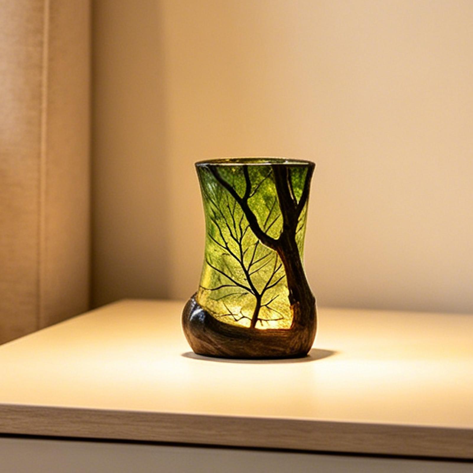 Bedside Table Lamp Forest Nigh - Home Office With Bookshelves review and price