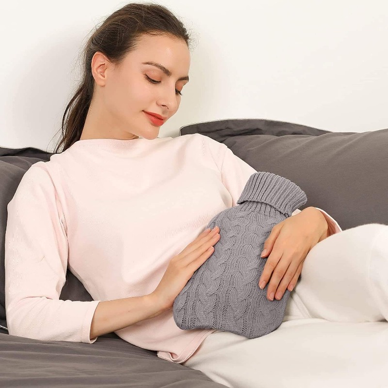 1pcsGray Hot Water Bottle Cove - Home Office Cozy review and price