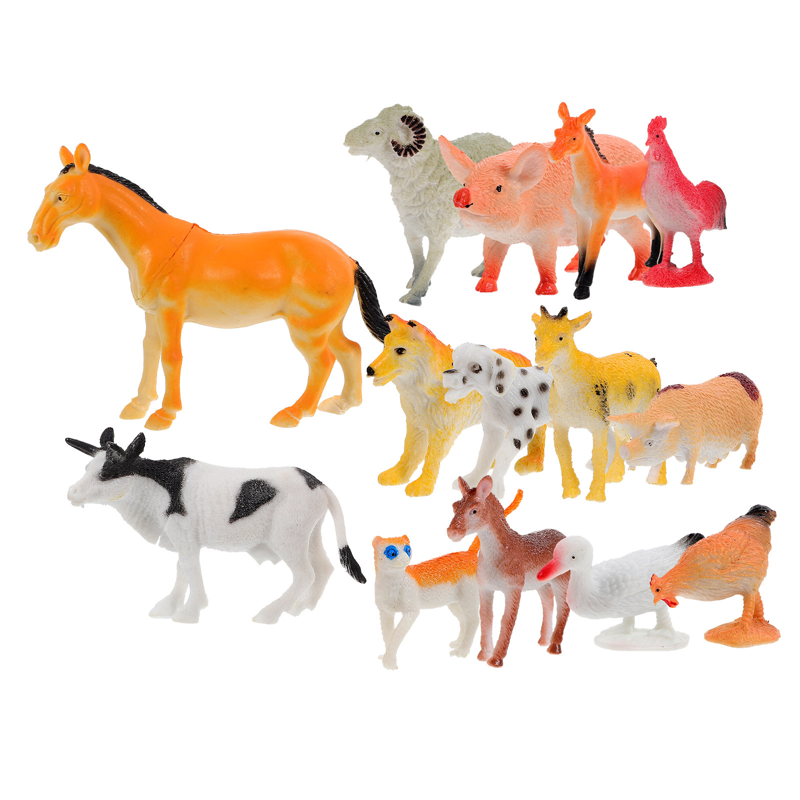14Pcs Mini Farm Animal Models  - Home Office Simulator review and price
