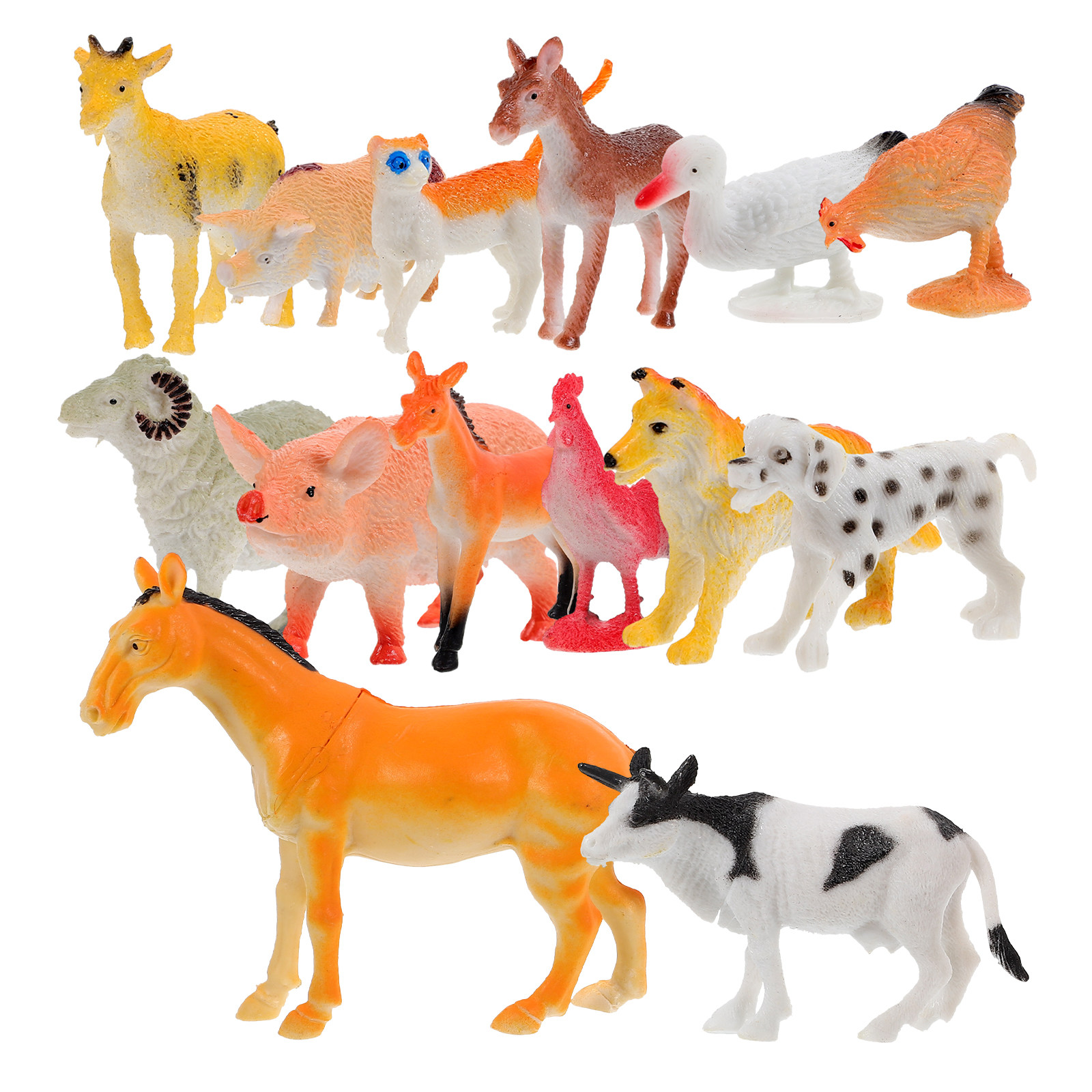 14Pcs Mini Farm Animal Models  - Home Office Simulator review and price