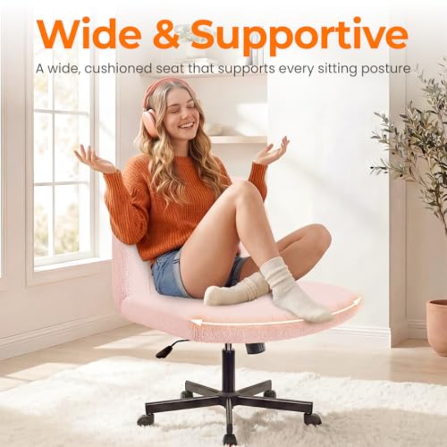 Criss Cross Chair with Wheels  - Home Office Desk review and price