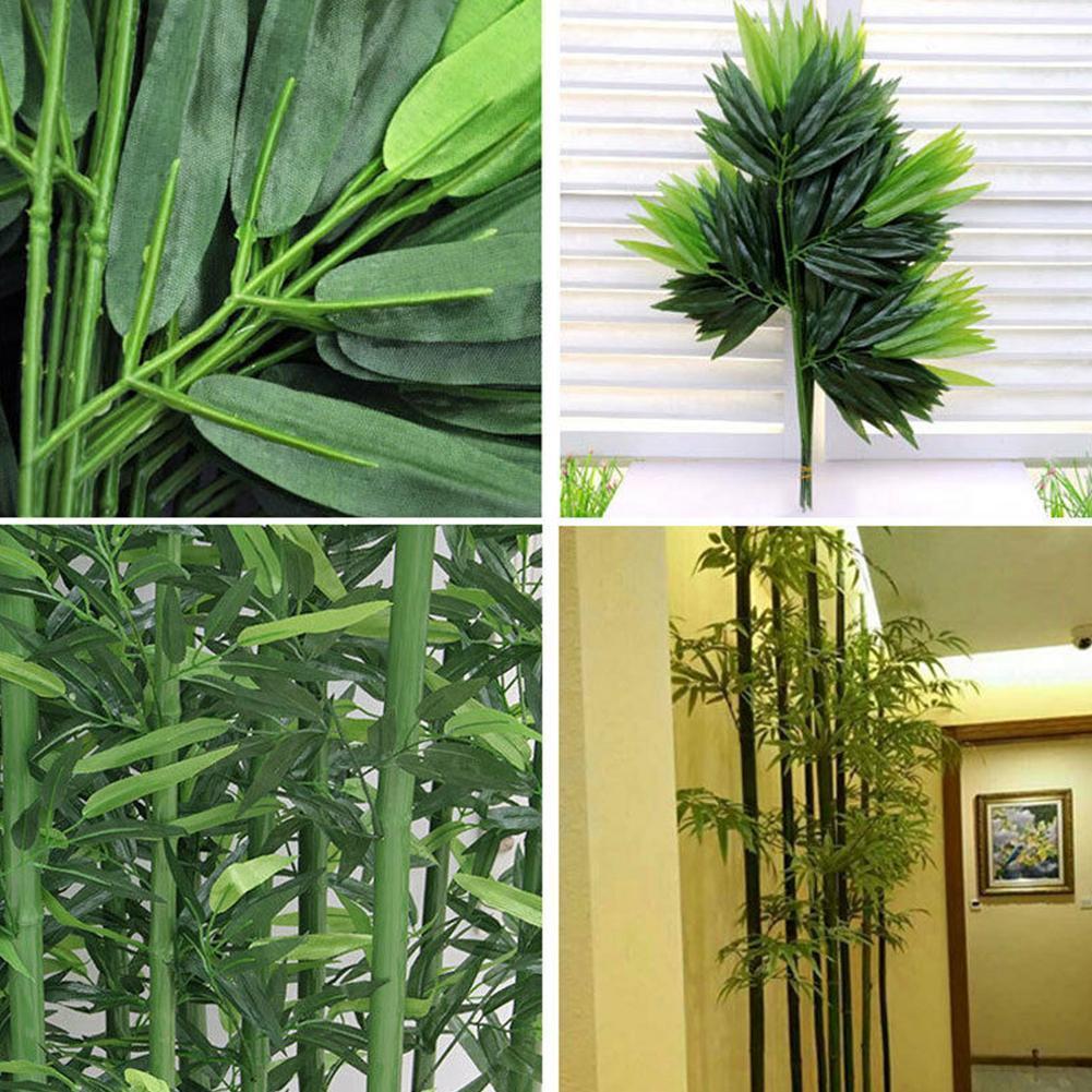 10pcs Artificial Green Bamboo  - Home Office Simulator review and price
