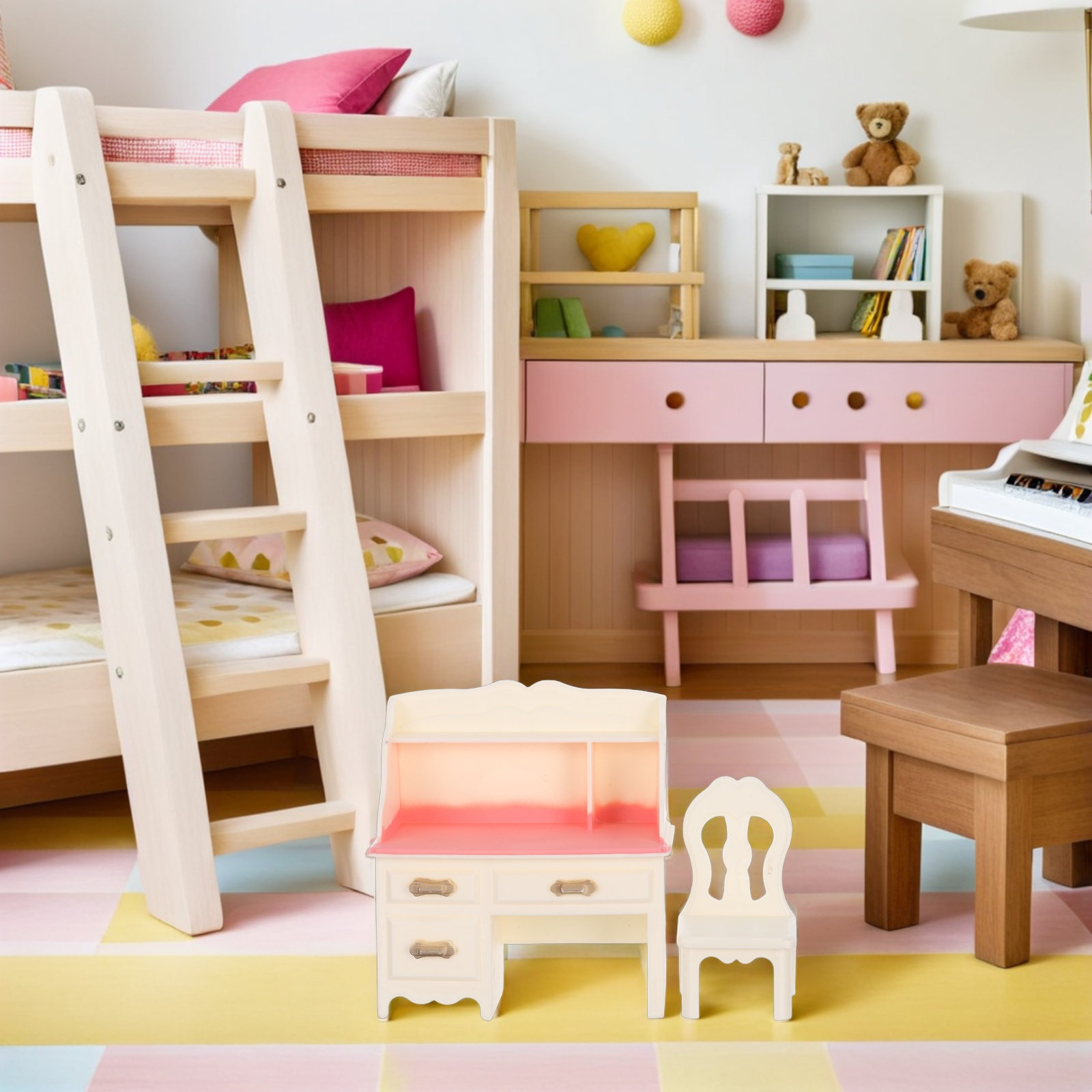 5Sets Miniature Dollhouse Furn - Home Office Simulator review and price
