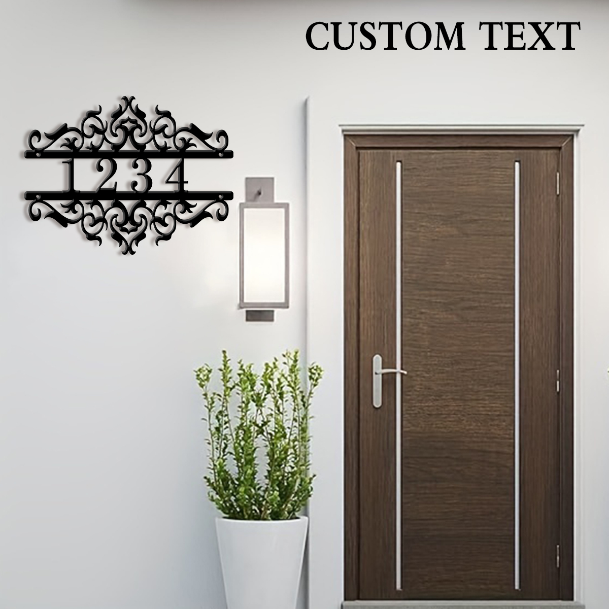 1Pc Custom heart Metal Door St - Home Office Windows review and price
