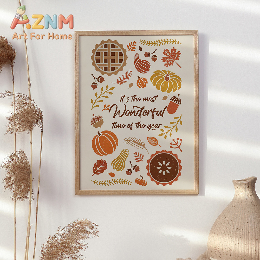 Thanksgiving Motif Canvas Prin - Home Office Cozy review and price