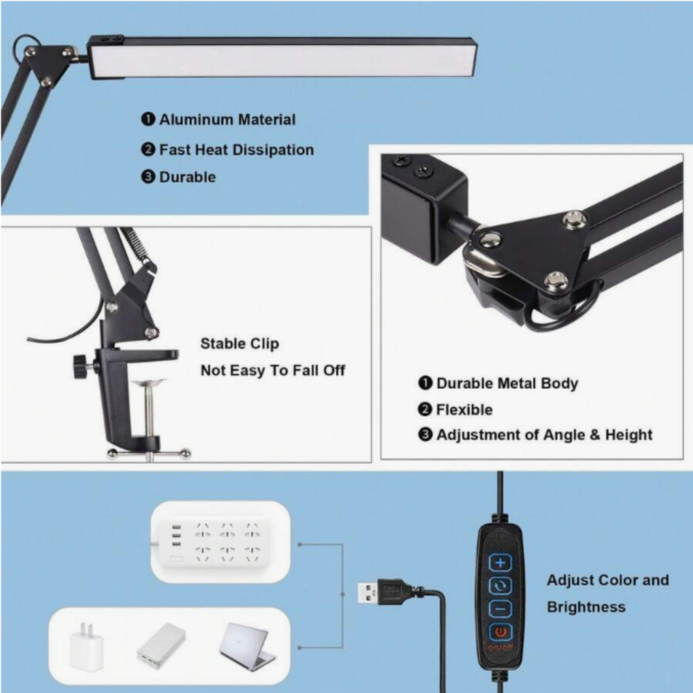 LED Desk Lamp For Home,Reading - Home Office Desk review and price