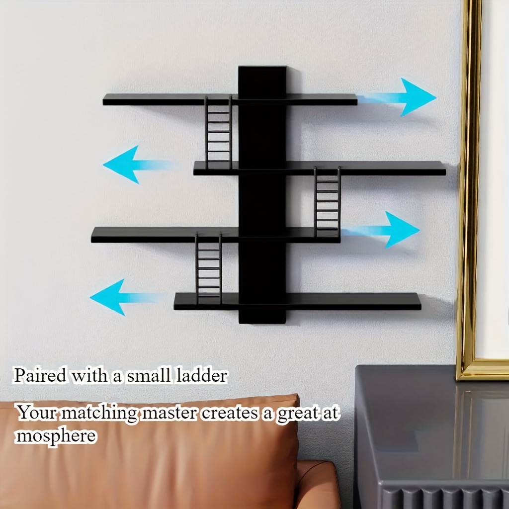 No-Drill Wall-Mounted Shelf Su - Home Office With Bookshelves review and price