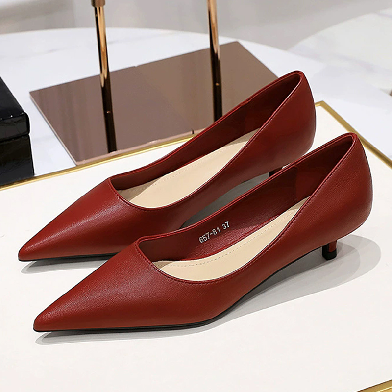 Fashion Pointed Toe Mid Heeled - Home Office Size review and price